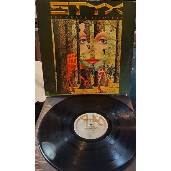 Styx "The Grand Illusion" Vinyl LP 1977 A&M Records VG+ - Picture 1 of 7